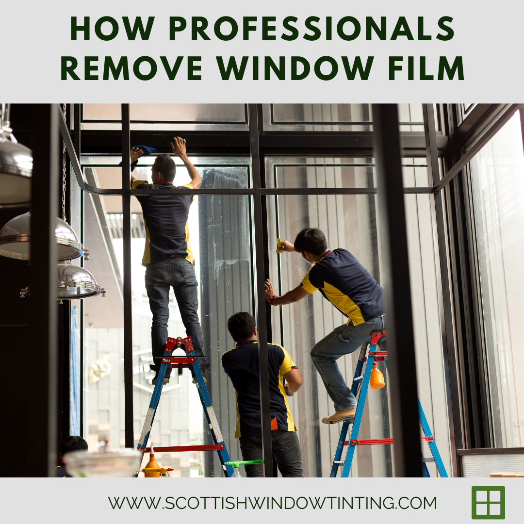 How Professionals Remove Window Film